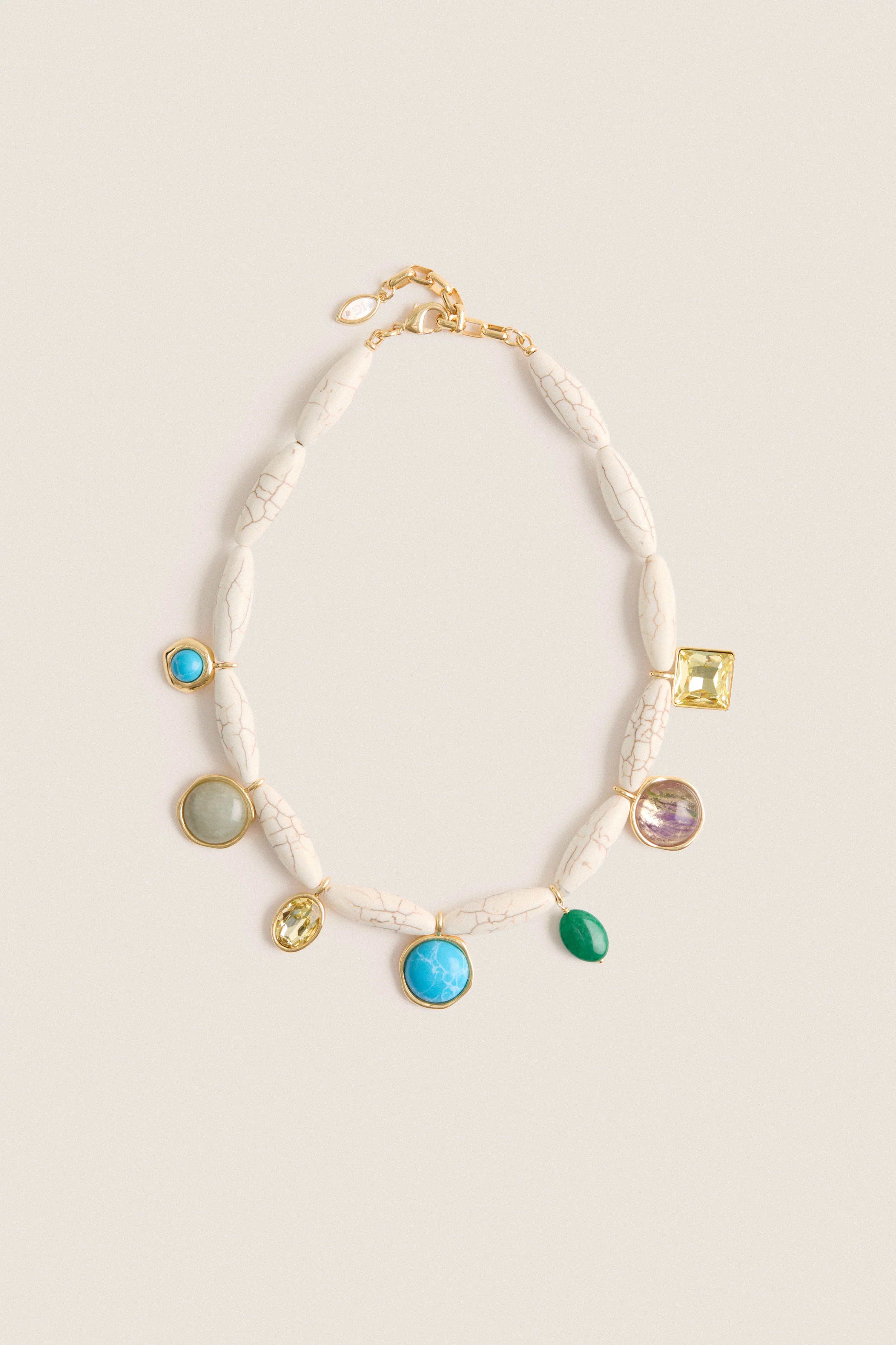 White Multi Adriana Necklace | Tuckernuck (US)