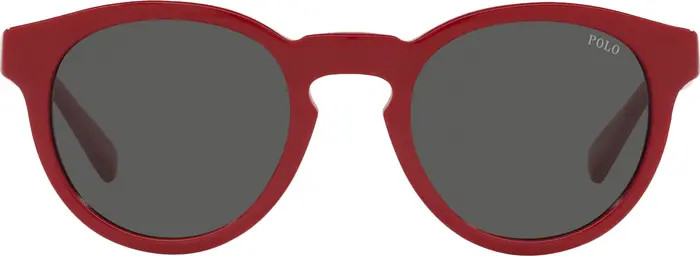 Polo Ralph Lauren 49mm Round Sunglasses | Nordstrom | Nordstrom