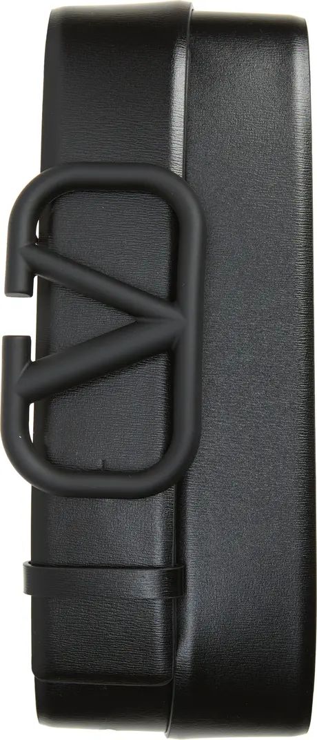 VLOGO Tonal Buckle Leather Belt | Nordstrom