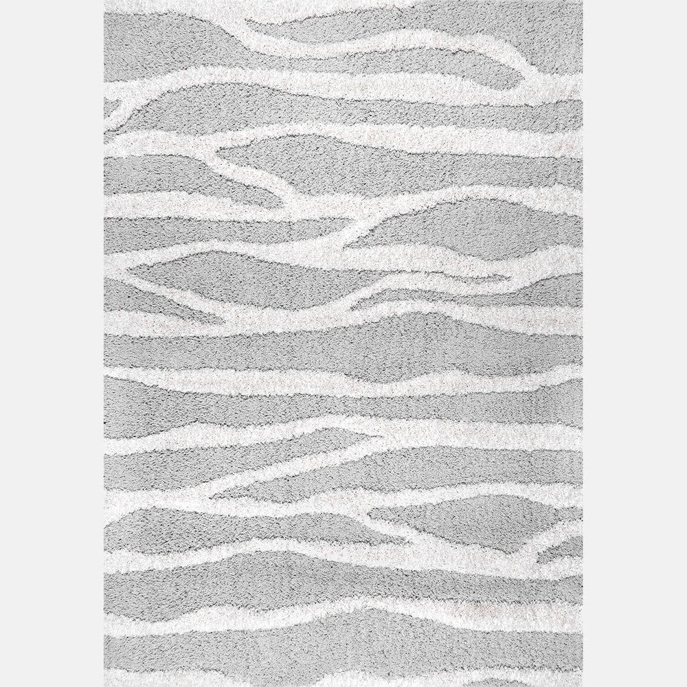 Zebra Stripe Super Soft Shag Area Rug | Dormify
