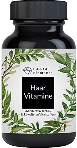 Hair Vitamins - 180 Capsules - Premium: High Dose with Keratin, Biotin, Selenium, Zinc, Millet Ex... | Amazon (DE)