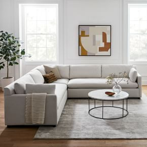 Marin 3-Piece L-Shaped Sectional (114") | West Elm (US)