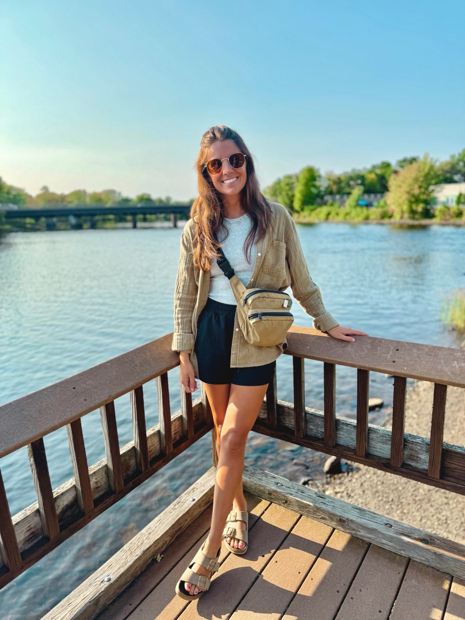 Size small in my tank and my cotton button up. Size xs in my shorts (also linked similar bc they sell out quick, but do usually restock ).
My birks fit true to size—I linked similar too! Size 36

#LTKPetite #LTKSeasonal #LTKootd