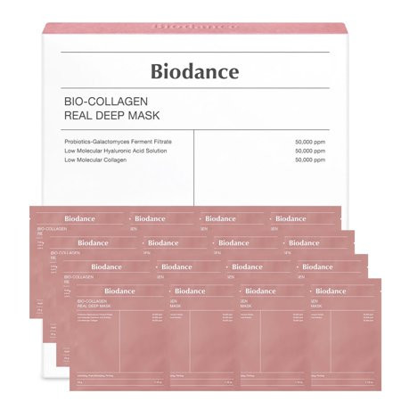 BIODANCE Bio-Collagen Real Deep Mask 16 pcs Hydrating Overnight Mask Pore Minimizing Elasticity Improvement | Walmart (US)