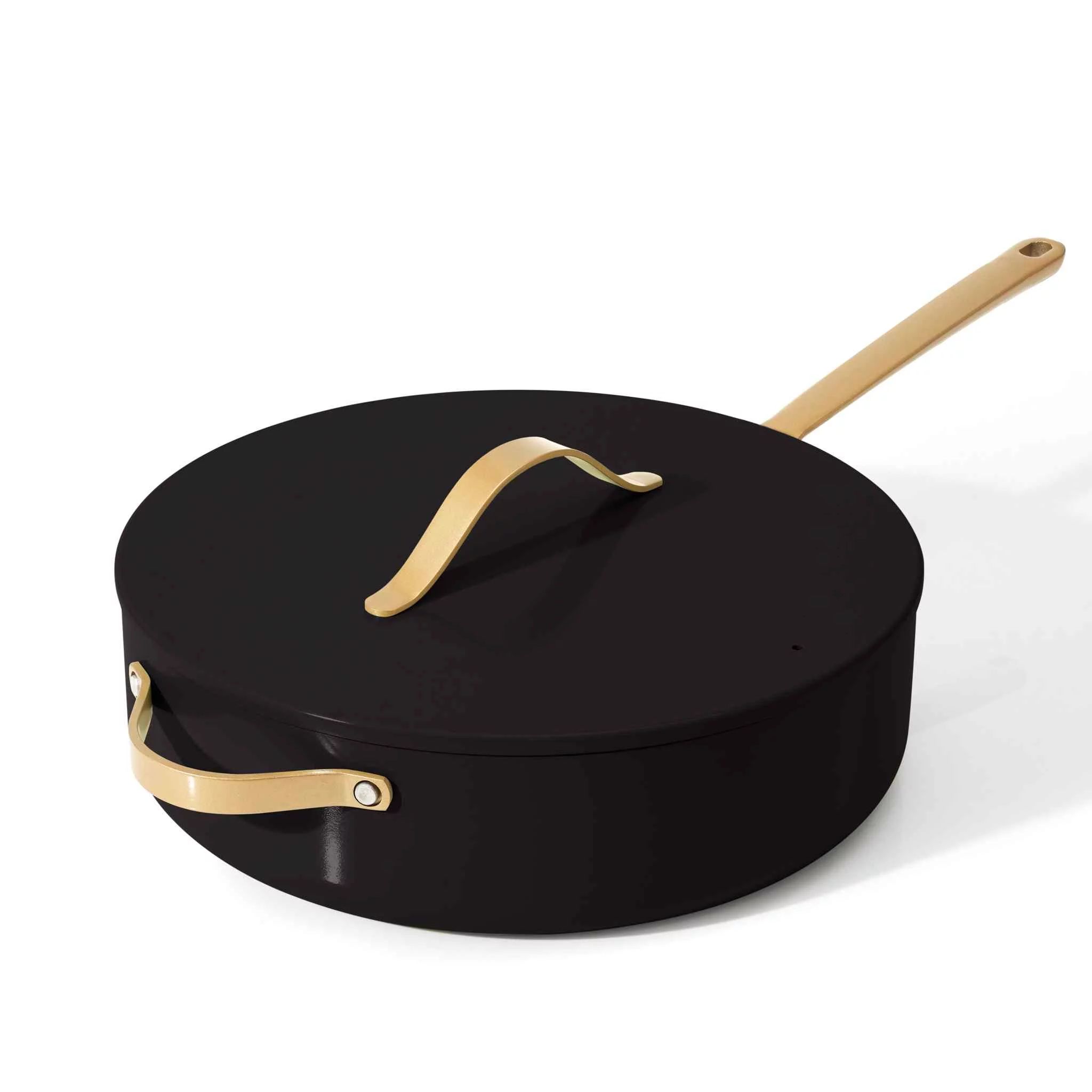 Beautiful 5.5 Quart Ceramic Non-Stick Sauté Pan, Black Sesame by Drew Barrymore | Walmart (US)