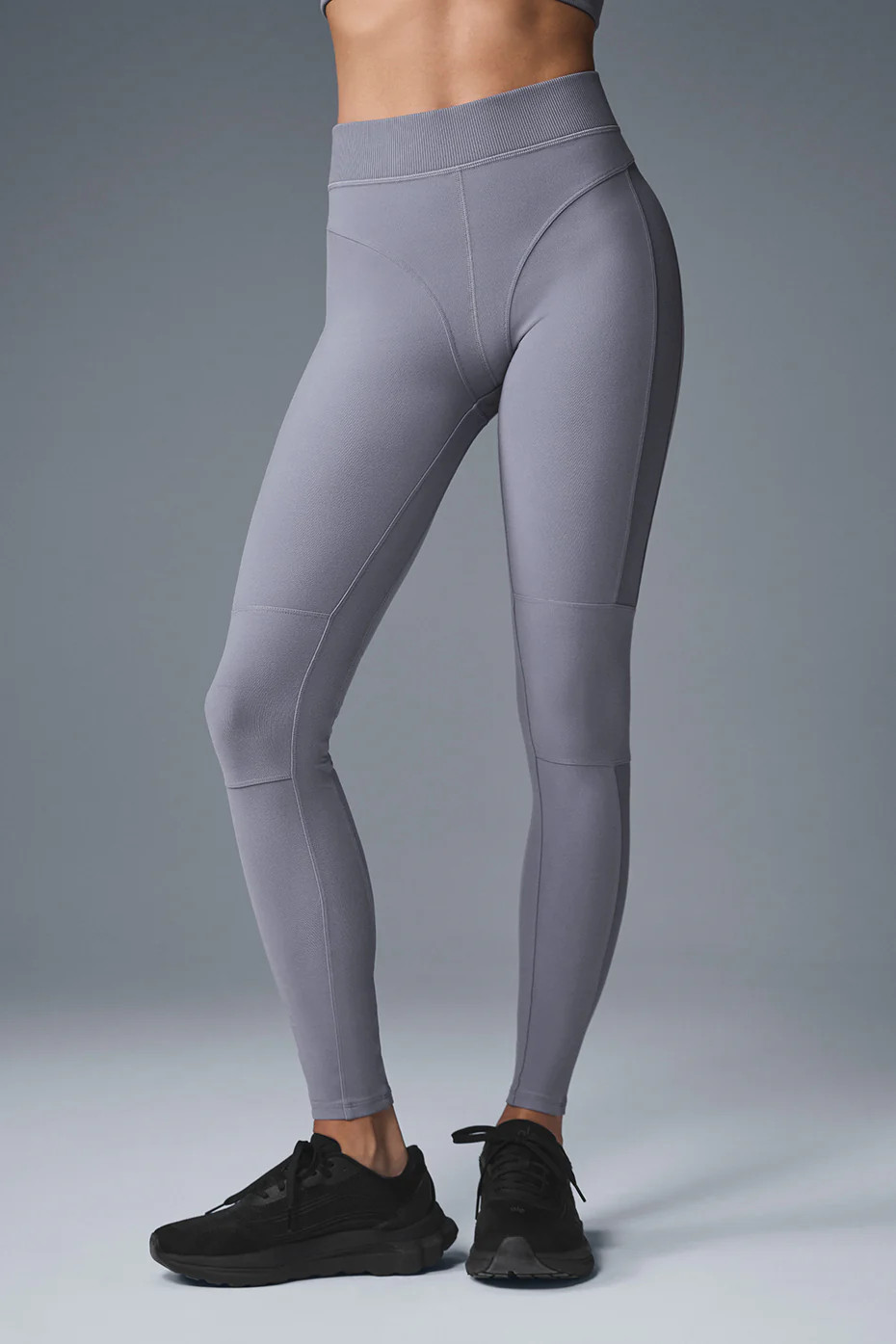 Alosoft High-Waist Head Start Legging in Fog Grey, Size: Small | Alo Yoga (US)