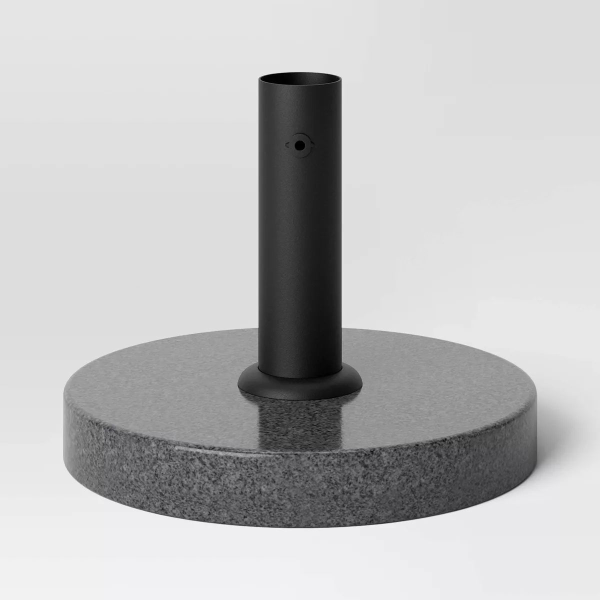 48.5lbs Granite Round Outdoor Patio Market Umbrella Base Black - Threshold™ | Target
