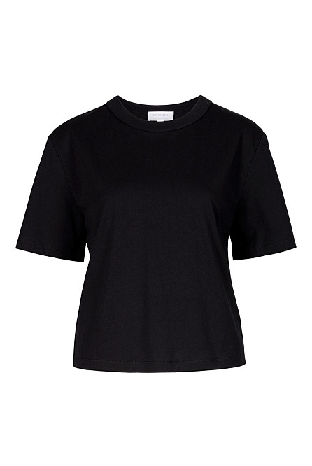 Cotton Crop Short Sleeve Tee | Witchery (AU)
