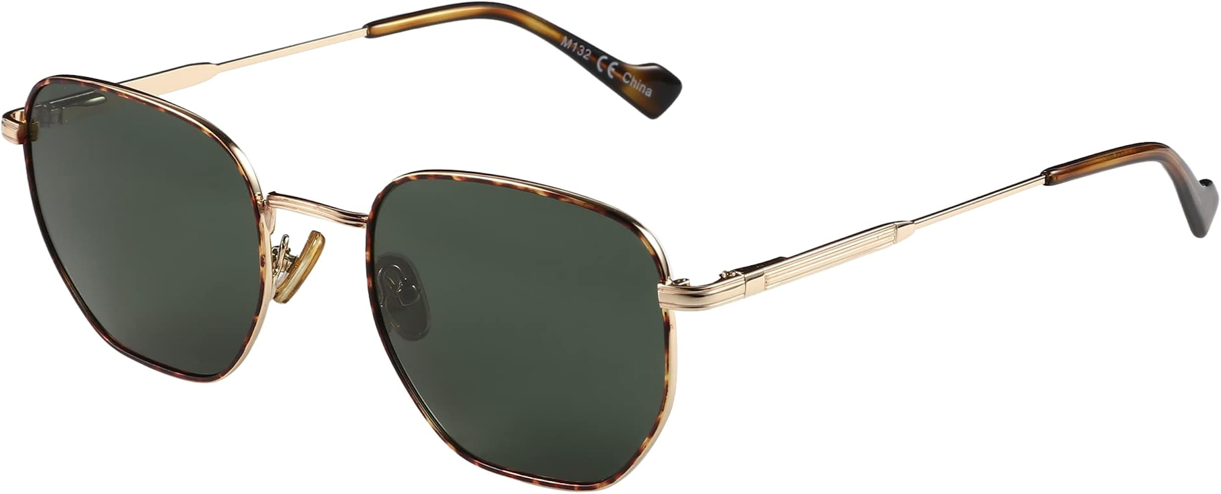 ZENOTTIC Hexagon Sunglasses for Men Women - Polarized UV Protection Fashion Square Vintage Shades... | Amazon (US)