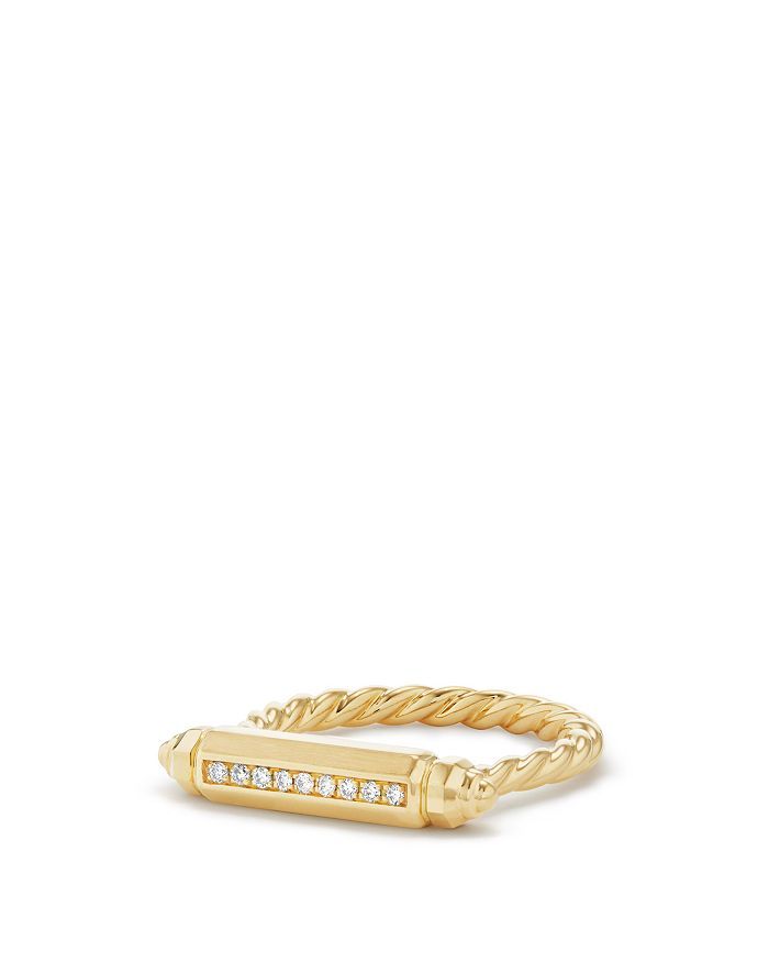 David Yurman Barrels Ring with Diamonds in 18K Gold  Back to Results -  Jewelry & Accessories - B... | Bloomingdale's (US)