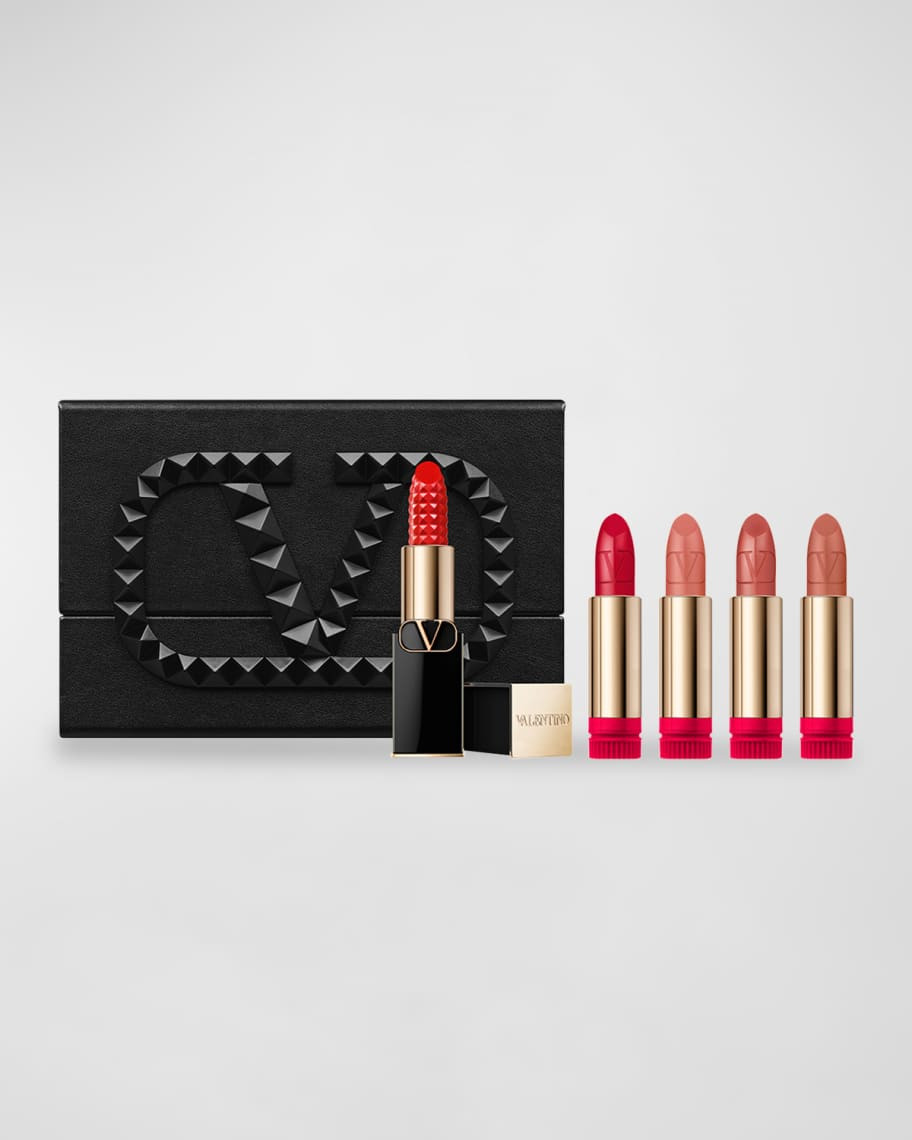 Valentino Luxury Lipstick Compact and Refills Set | Neiman Marcus