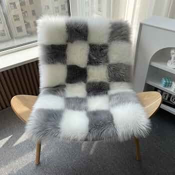 CKLZSAY Faux Fur Rug Three Layer Thick Washable Fluffy Soft Sheepskin Rug Rectangular 2x4 Feet Pl... | Amazon (US)