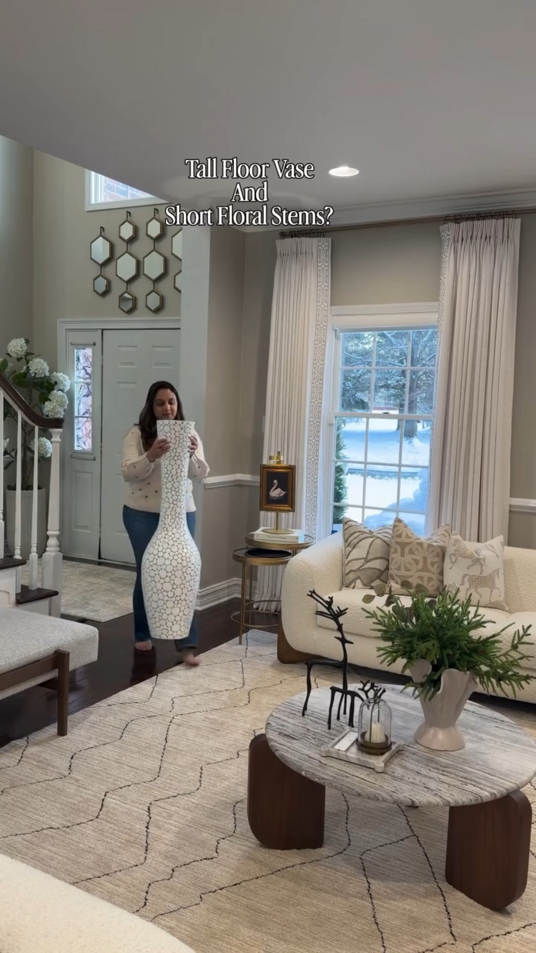 
When florals are too short for the vase ……don’t buy new stems! A floral cage is the secret, it’s quick, no stuffing, no mess! Effortless styling with adjustable height for a clean, polished look🙌🏼 
@amazonhome #founditonamazon @wayfair

#LTKSaleAlert #LTKHome #LTKHoliday