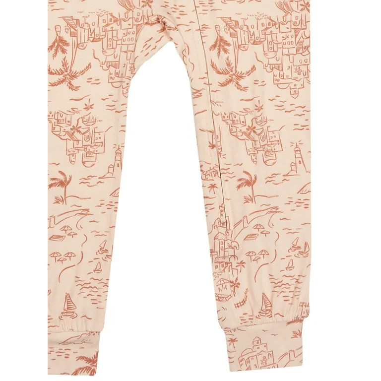 Modern Moments by Gerber Toddler Unisex Super Soft Livaeco Viscose One-Piece Pajama, Sizes 12M-5T... | Walmart (US)