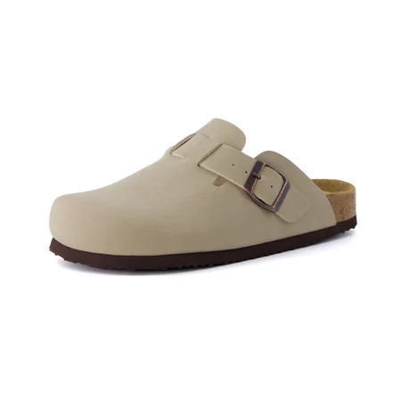 Cushionaire Hana Slip-On Buckle Clog with Cork Footbed +Memory Foam | Walmart (US)