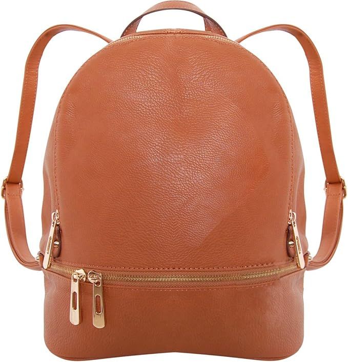 Humble Chic Vegan Leather Backpack Purse for Women - Small Fashion Travel School Book-Bag Casual ... | Amazon (US)