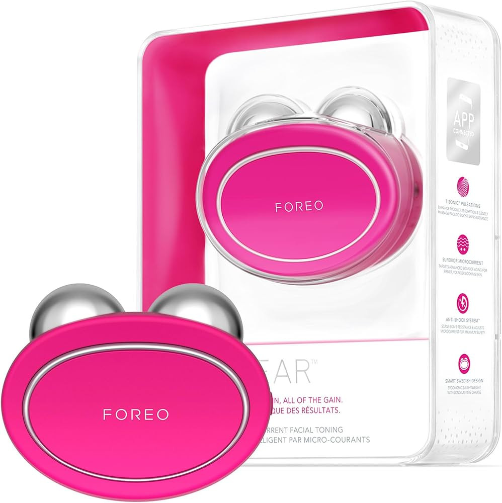 FOREO Bear Microcurrent Facial Device - Face Sculpting Tool - Instant Face Lift - Firm & Contour ... | Amazon (US)