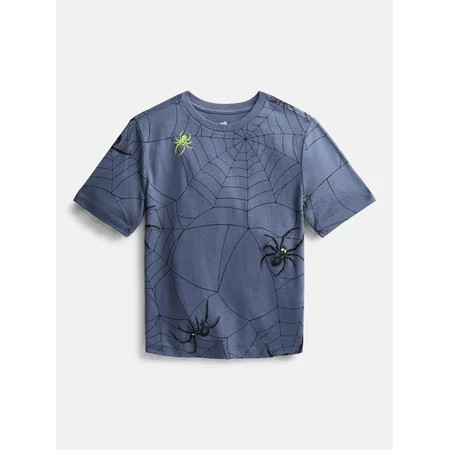 Halloween Boys Graphic Tee with Short Sleeves from Way to Celebrate, Sizes 4-18 & Husky | Walmart (US)