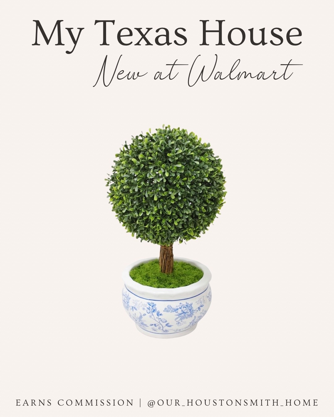 The cutest topiary from My Texas House at Walmart! Love the blue and it can be used indoors or out! 💙

#LTKSeasonal #LTKHome