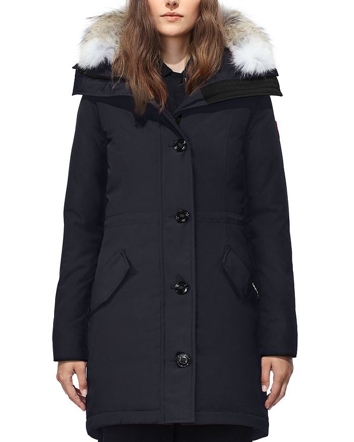 Canada Goose
            
    
                
                    Rossclair Fur Trim Down Parka | Bloomingdale's (US)