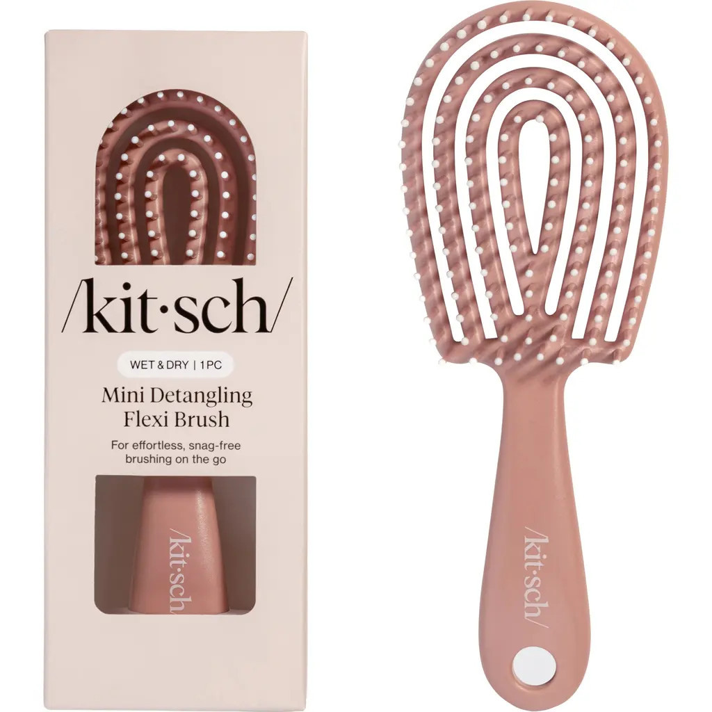 Kitsch Mini Detangling Flexi Brush in Terracotta at Nordstrom Rack | Nordstrom Rack