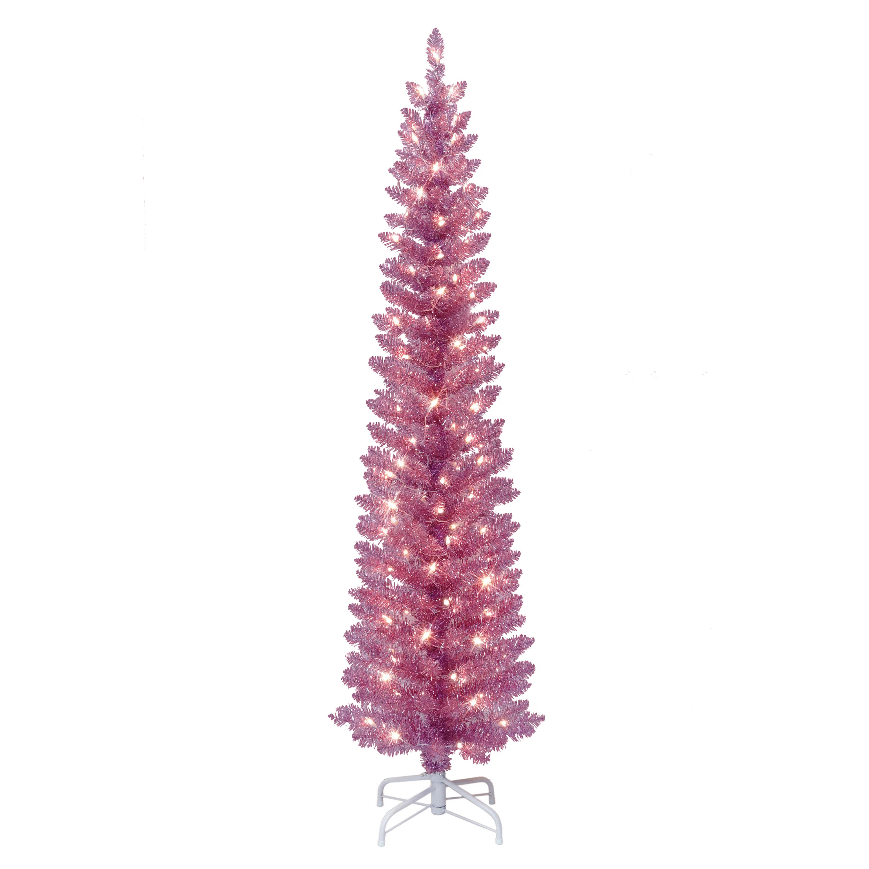 Hafsat Lighted Pine Christmas Tree | Wayfair North America