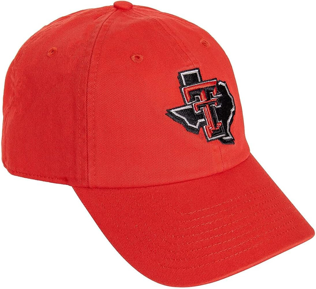 Desert Cactus Texas Tech University Baseball Hat TTU Red Raiders Brimmed Embroidered Cap Adjustab... | Amazon (US)