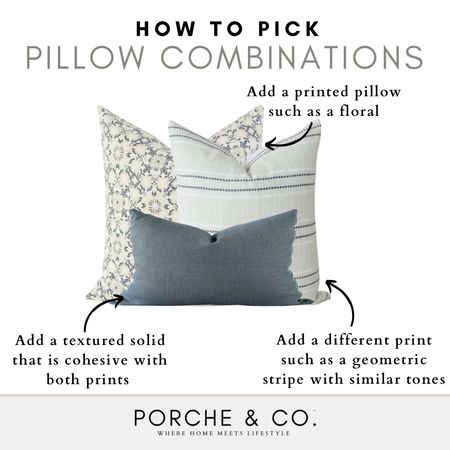 Pillow combinations, throw pillows, sofa pillows, pillow sizing 
#visionboard #moodboard #porcheandco

#LTKstyletip #LTKSeasonal #LTKhome