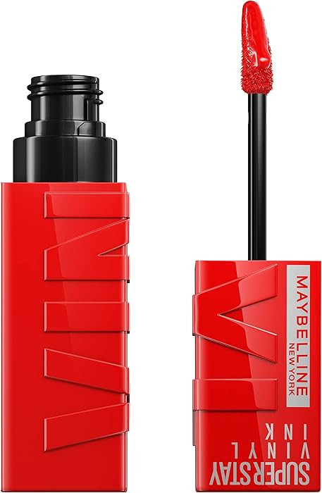 Maybelline Super Stay Vinyl Ink Longwear No-Budge Liquid Lipcolor Makeup, Highly Pigmented Color ... | Amazon (US)