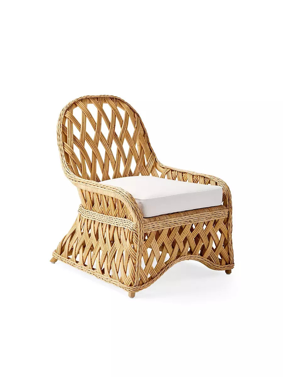 Round Hill Rattan Chair | Serena and Lily