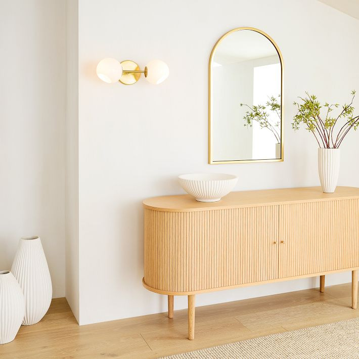 Staggered Glass 2-Light Sconce (17") | West Elm (US)