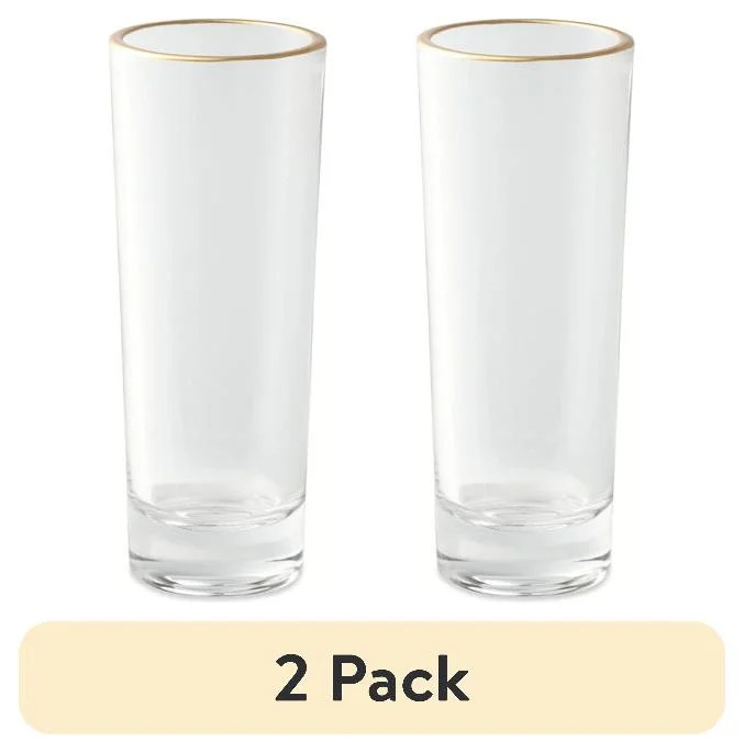 (2 pack) Thyme & Table 2 fl oz Shot Glasses, Set of 4 | Walmart (US)