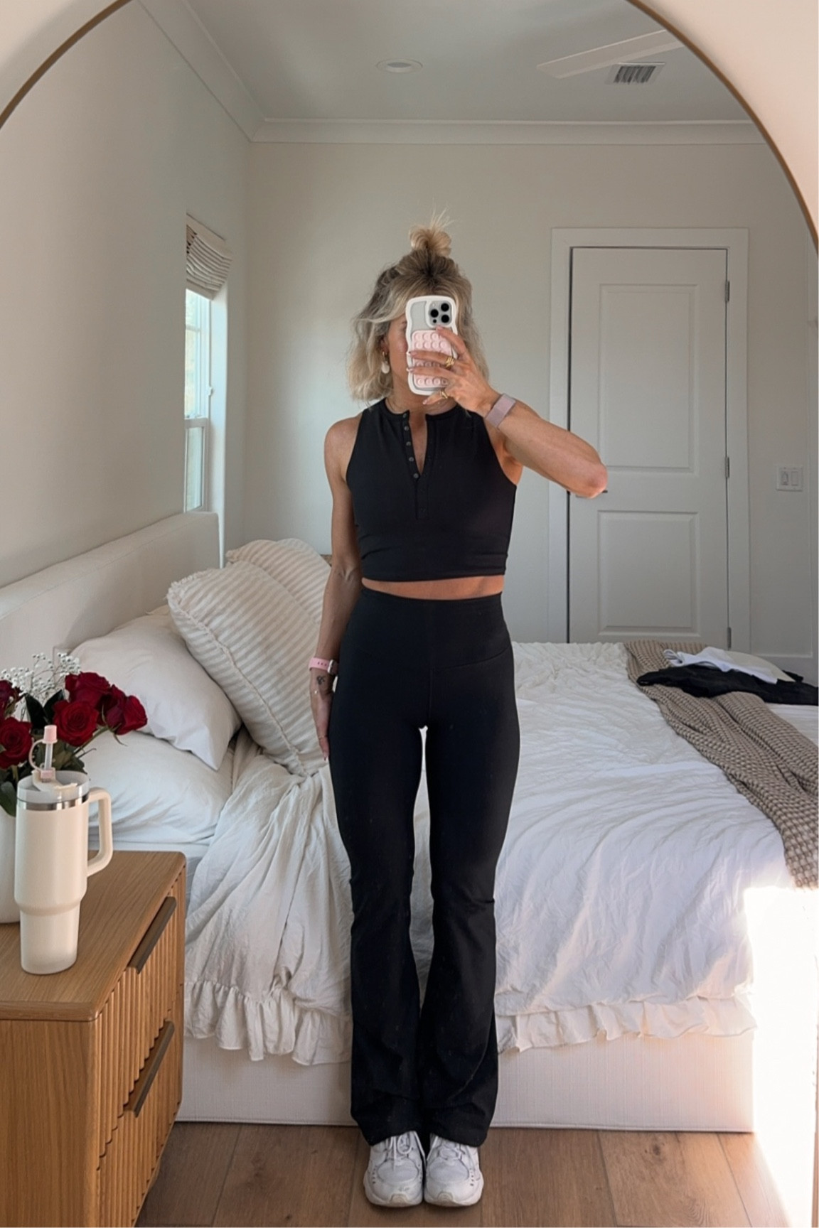 Small in both fits tts & SUCH good quality!! 🖤 

#LTKfitness #LTKfindsunder100 #LTKSpringSale