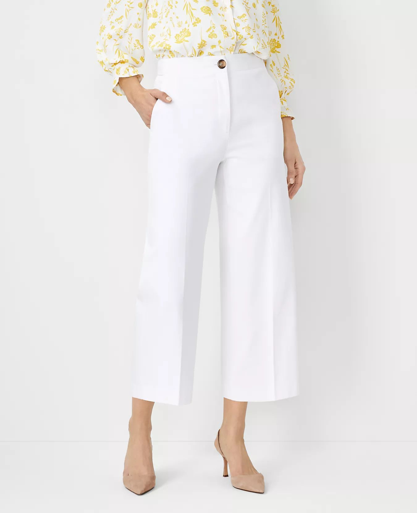 The Wide Leg Crop Pant | Ann Taylor (US)