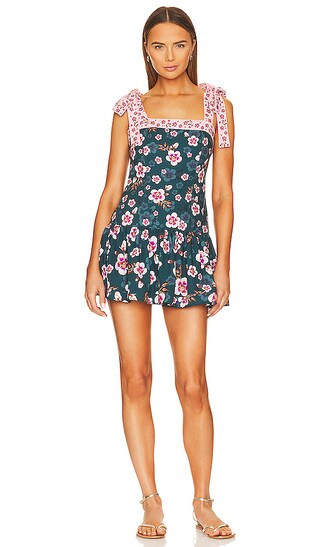 x REVOLVE Joaquina Mini Dress in Vita Blue | Revolve Clothing (Global)