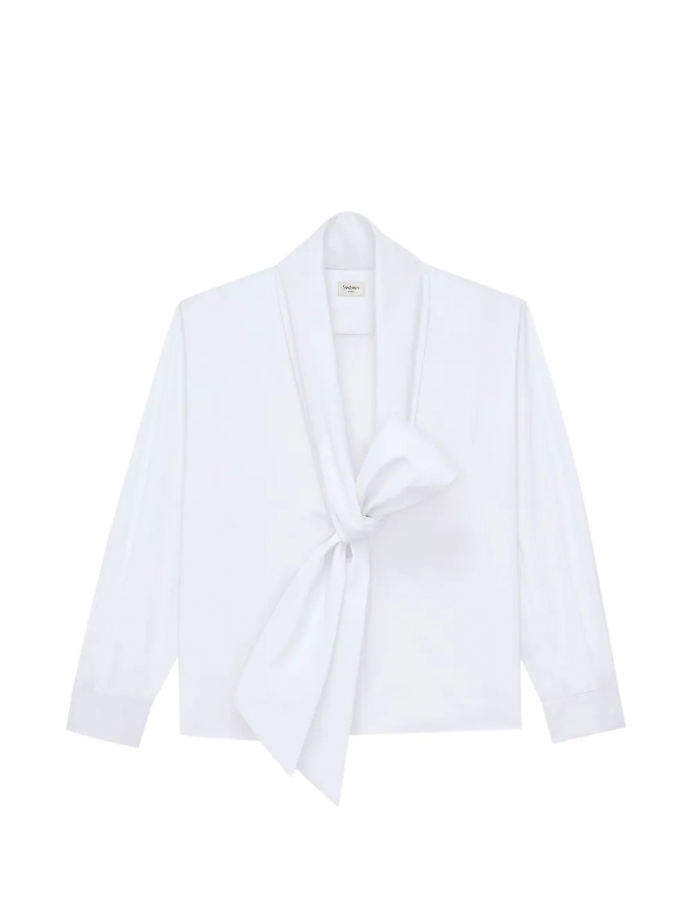 knotted-detail shirt | Farfetch Global
