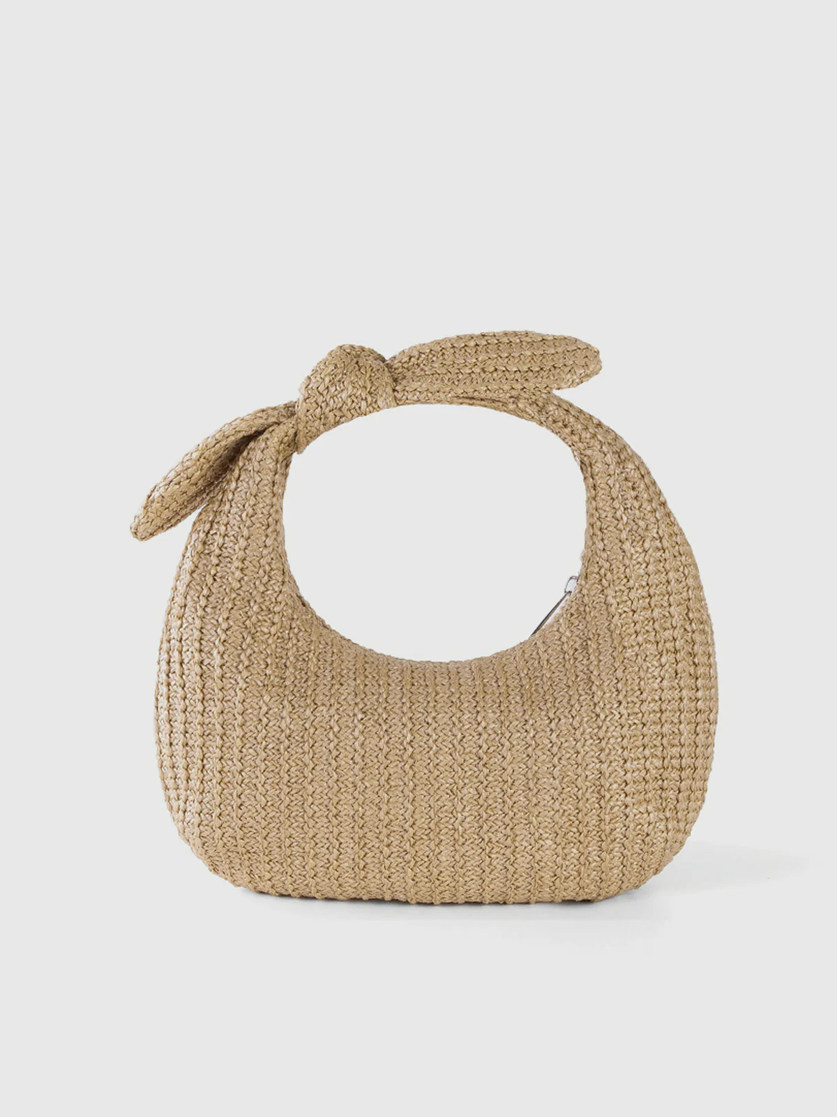 Knot Detail Straw Bag | Commense