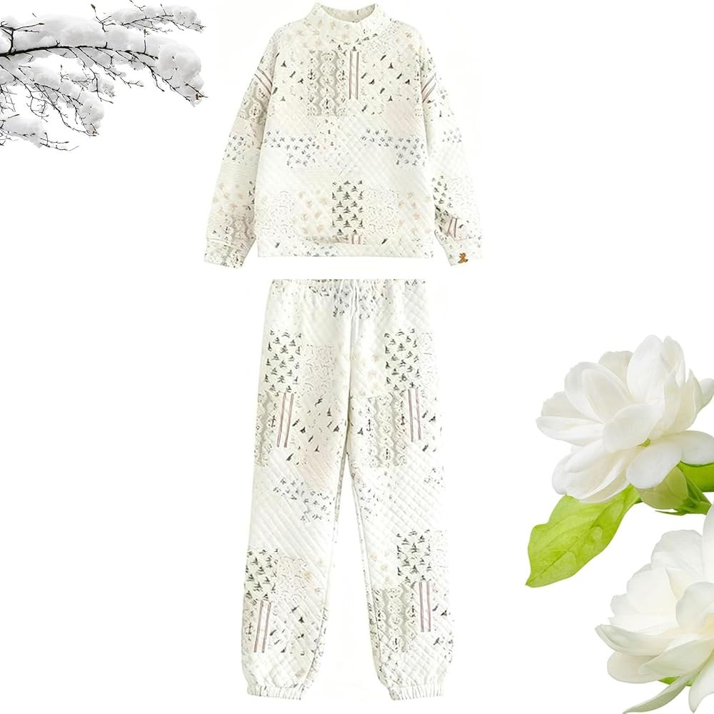 Christmas Holiday Quilted Mockneck Sweatshirt Set, Quilted Christmas Sweatshirt, 2026 New Cozy 2 ... | Amazon (US)