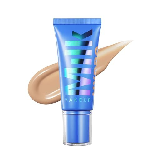 Milk Makeup Hydro Grip Hydrating Gel Skin Tint – 12HR Lightweight Buildable Coverage with Hyaluronic Acid for Natural Dewy Finish – Non-Comedogenic – 4 Light w/Neutral to Warm Undertones, 1oz | Amazon (US)