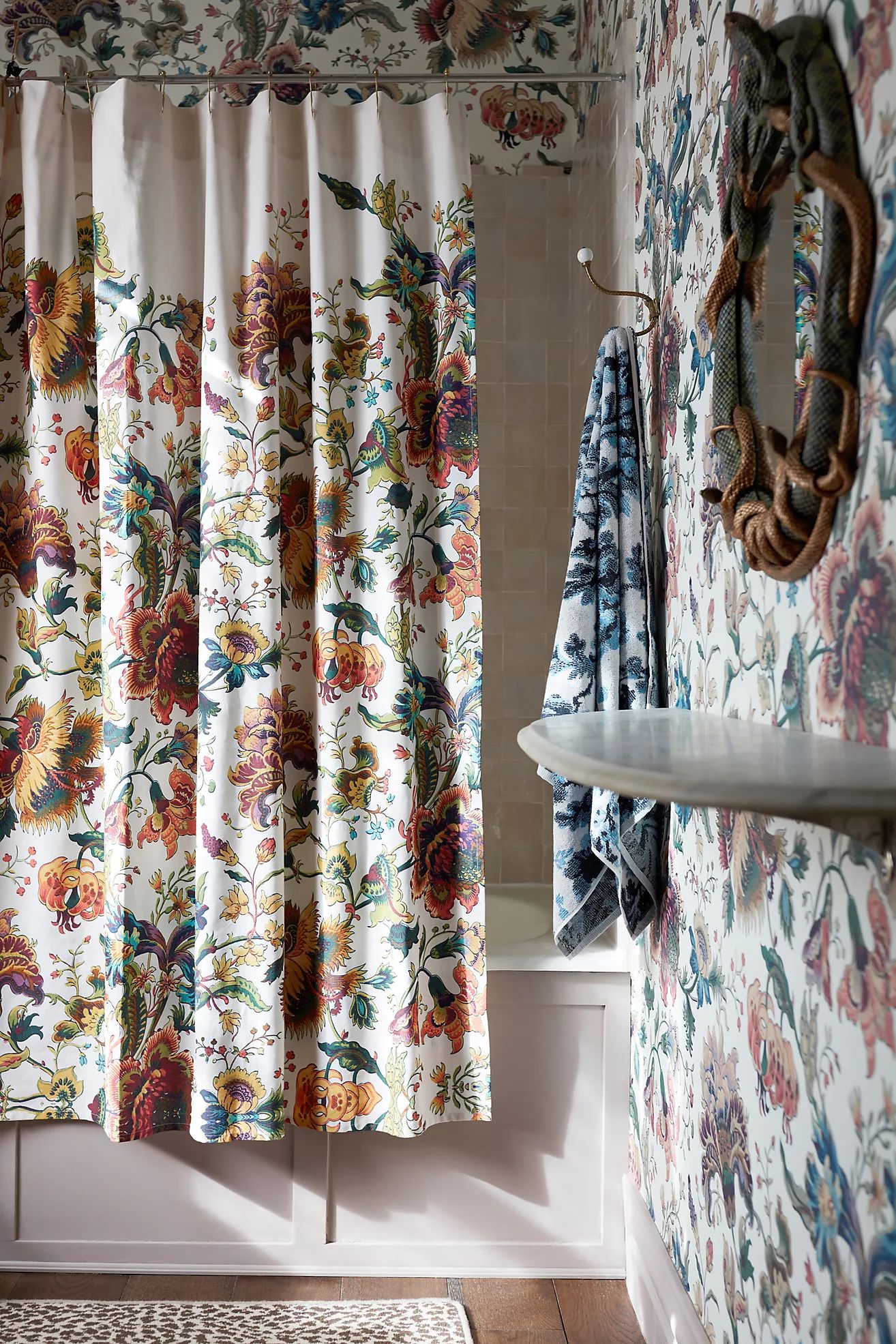 House of Hackney Printed Shower Curtain | Anthropologie (US)