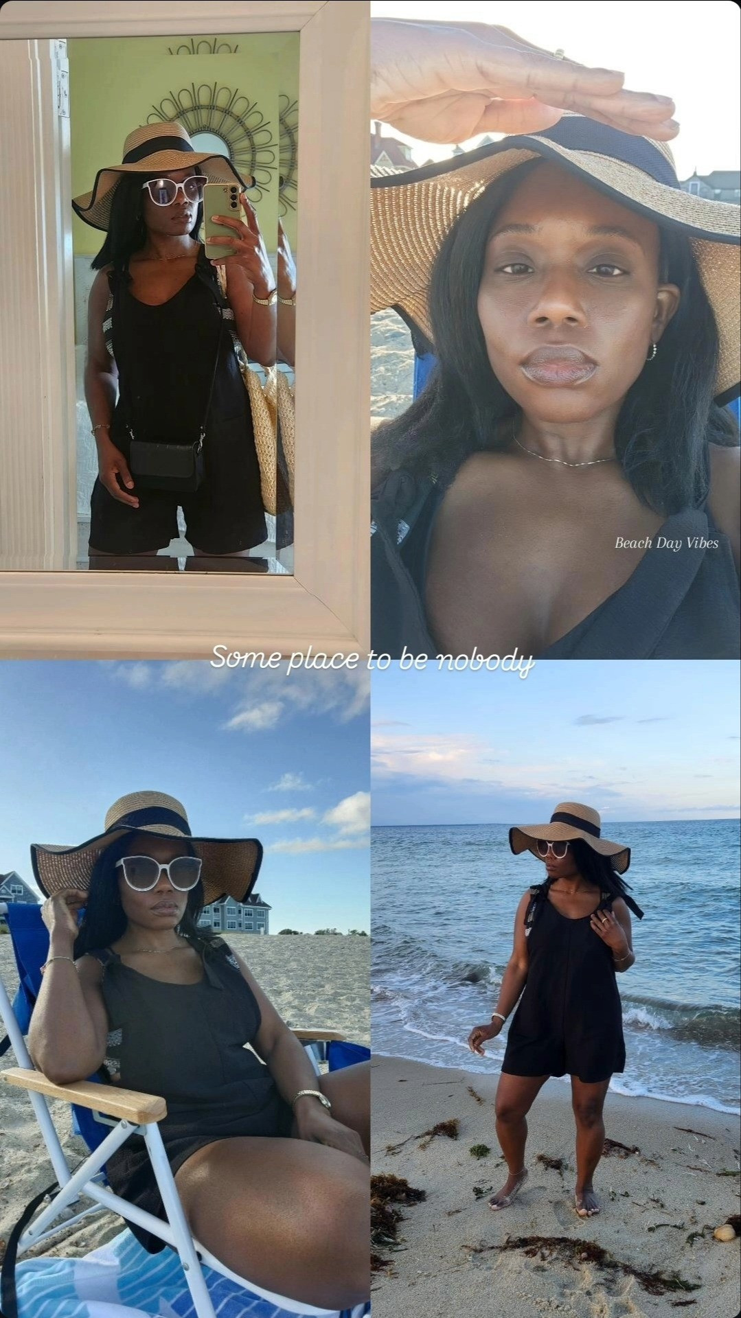 I'm dreaming of summer + slow moments on the beach Jumper cover up, floppy hat, white framed sunglasses, straw beach bag, swim suit petite curvy 

#LTKSwim #LTKSeasonal #LTKPetite