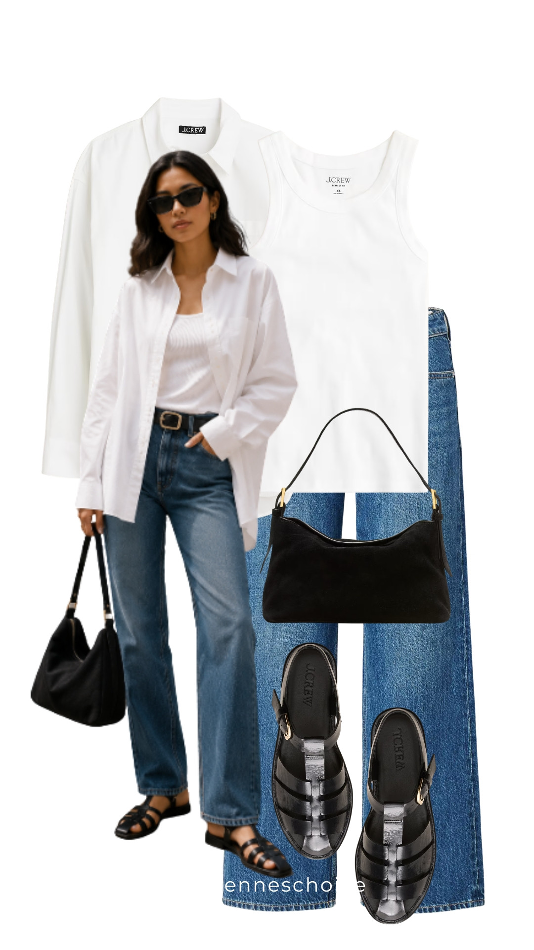 Straight-leg jeans, three different moods. 👖

Keep it casual with a black tee and sneakers, layer an oversized white shirt for an effortless everyday look, or dress denim up with a draped top and sleek accessories.

Easy pieces, polished combinations, and plenty of ways to wear your favorite jeans on repeat.✨julienneschoice

#StraightLegJeans #DenimOutfit #JeansOutfit #SummerStyle #SummerOutfits #EverydayStyle
 

 #LTKootd #LTKSeasonal