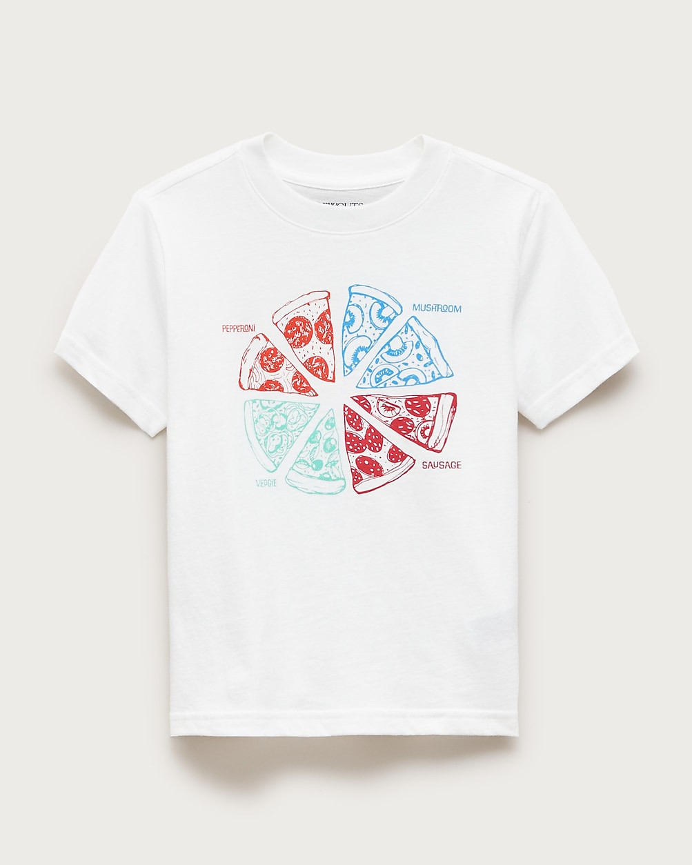 Kids' short-sleeve pizza graphic T-shirt | J. Crew US