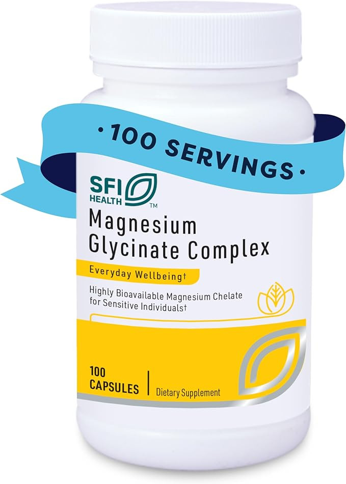 Klaire Labs SFI Health Magnesium Glycinate Complex - Chelated Magnesium Blend for Optimal Absorpt... | Amazon (US)