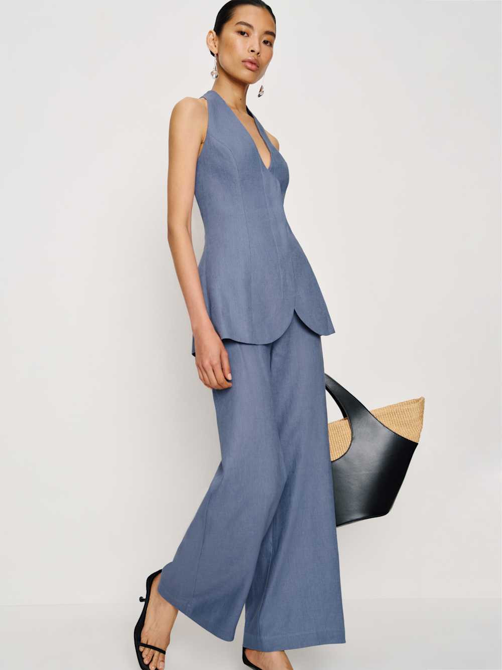 Clove Linen Two Piece | Reformation (Global)