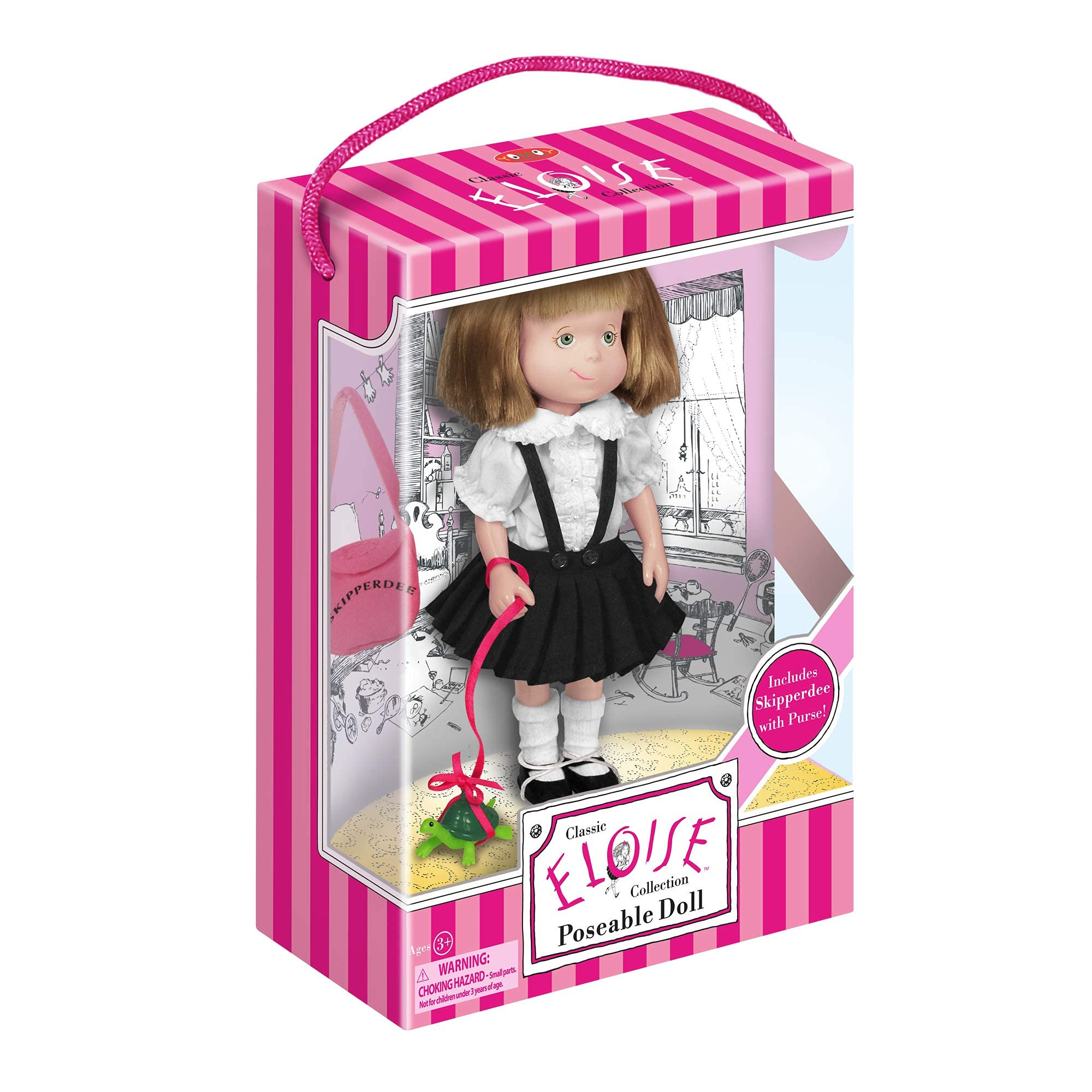 YOTTOY Eloise Collection | Eloise Poseable Doll with Skipperdee Turtle & Purse in Take-Along Box | Amazon (US)