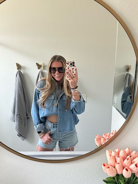 Country concert outfit. Concert outfit. Cowboy boots. Western style. Walmart denim long sleeve button up shirt. Denim shorts. Jean shorts. Rollas jeans. Amazon sunglasses. #outfit #fashion #style #ootd #ootn #outfitoftheday #fashionstyle  #outfitinspiration #outfitinspo #tryon #tryonhaul#lookbook #outfitideas #currentlywearing #styleinspo #outfitinspiration outfit, outfit of the day, outfit inspo, outfit ideas, styling, try on, fashion, affordable fashion. 

#LTKSeasonal #LTKstyletip #LTKfindsunder100