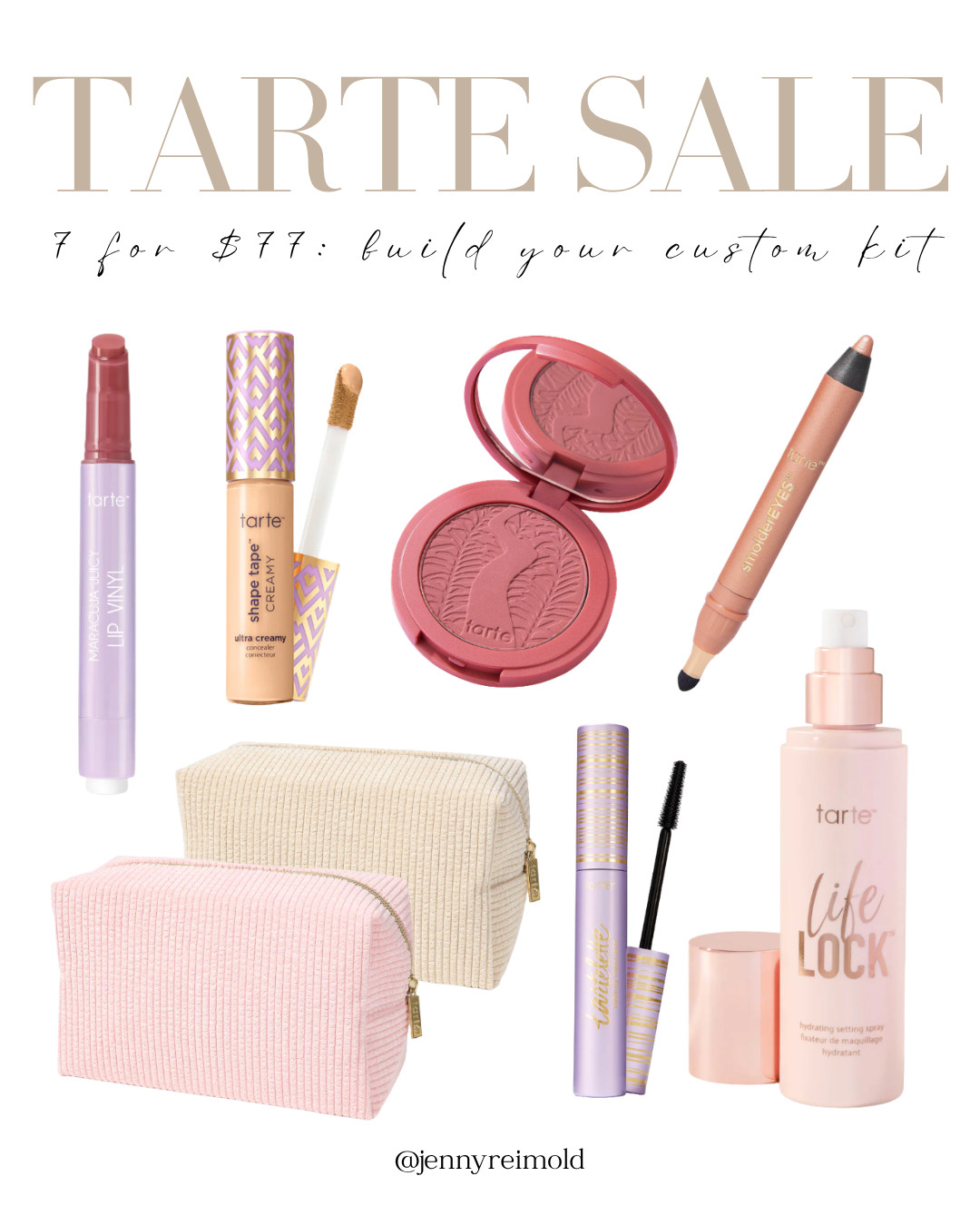 Tarte's custom kit sale begins today! Get 7 for $77. Linking all my favorite Tarte products as a mom of seven! 

 #LTKSaleAlert #LTKBeauty
