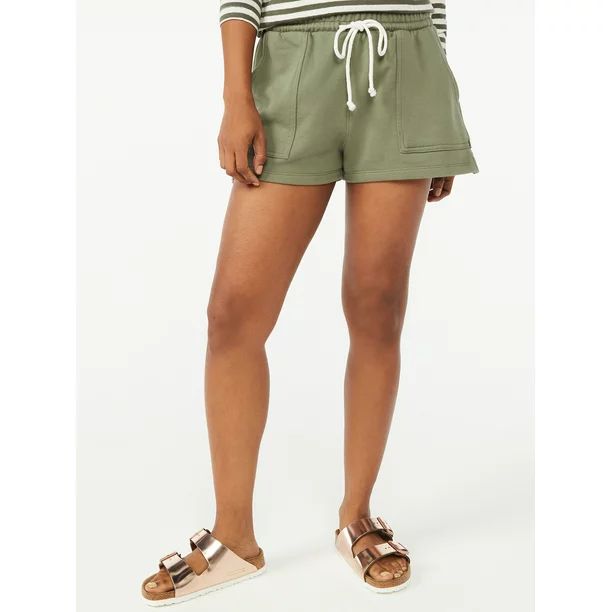Free Assembly Women's Patch Pocket Shorts - Walmart.com | Walmart (US)