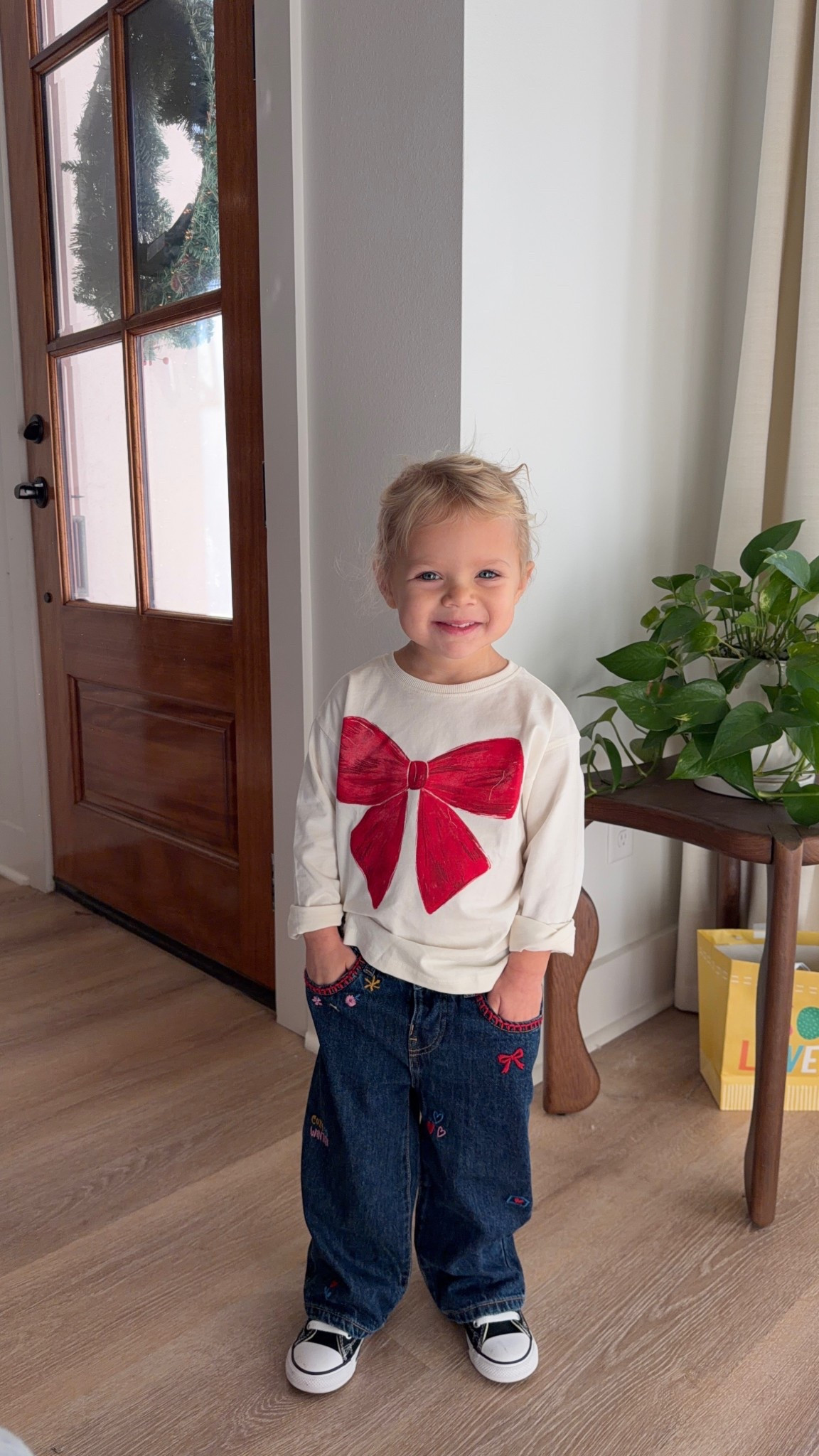 Ootd! Loving these bow details 🎀

#LTKBaby #LTKmomlife #LTKKids